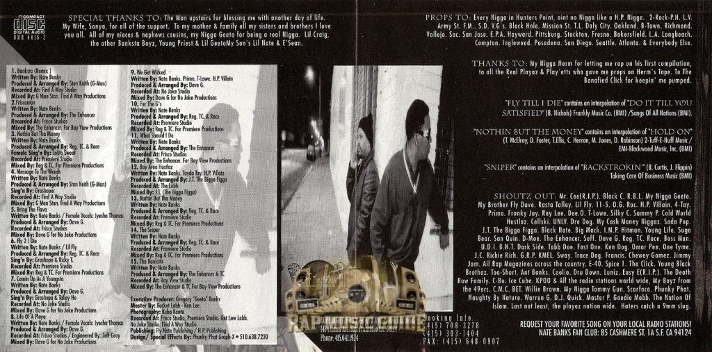 Fly Nate Tha Banksta - Nothin' But The Money: CD | Rap Music Guide